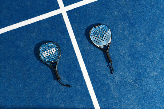 Stock placeholder: padel racket handle and grip